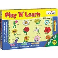 Creative Educational - Playn Learn-wooden  Flowers