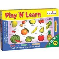 Creative Educational - Playn Learn-wooden  Fruits