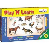 Creative Educational - Playn Learn  Domestic Animals