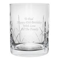 crystal whisky tumbler customised