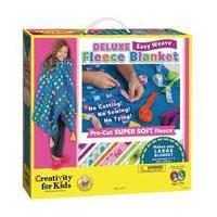 Creativity for Kids Deluxe Easy Weave Fleece Blanket Kit
