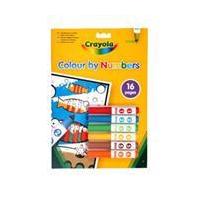 Crayola Colour By Numbers Colouring Book