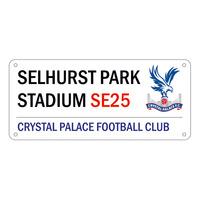 crystal palace official street sign multi colour