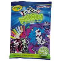 Crayola Monster High Colour Explosion Neon Kit