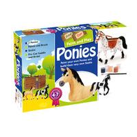 Craft Box Paint and Play Ponies Painting Kit