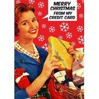 credit card funny christmas card