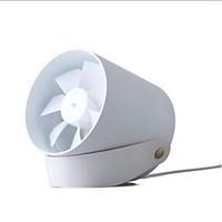 Creative Mini Portable Small Fan Mute Soft Wind Touch Smart USB Double Leaf Small Fan