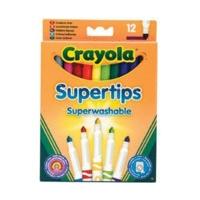 Crayola Supertips Superwashable (12 Pack)