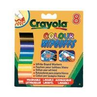 Crayola 8 Colour White Board Markers Wide Tip