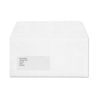 croxley script dl peel and seal wallet window envelopes pure white pac ...