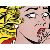 Crying Girl (detail) By Roy Lichtenstein