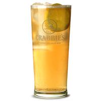 crabbies alcoholic ginger beer pint glasses ce 20oz 568ml pack of 6