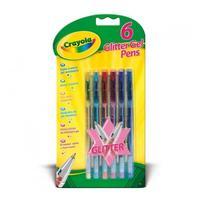 crayola glitter gel pens 6 pack