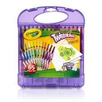 Crayola 65 Piece Twistable Crayons and Paper Carry Case