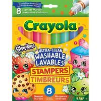Crayola Shopkins 8 Stamper Markers