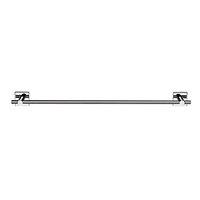 Croydex Chester Flexi Fix Towel Rail Chrome