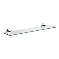 Croydex Pendle Flexi Fix Glass Shelf