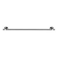 croydex pendle flexi fix towel rail chrome