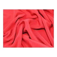 Crinkle Textured Crepe Dress Fabric Red