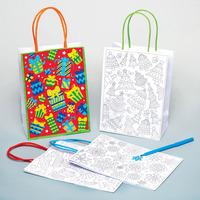 creative colouring christmas gift bags pack of 6