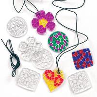 crystal mosaic pendants pack of 36