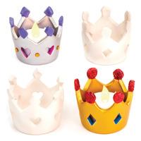 Crown Ceramic Tealight Holders (Box of 4)