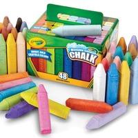 crayola washable sidewalk chalk box of 48