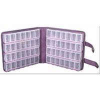 Craft Mates Lockables Large Organizer Case 9X9.5X2.5-Purple Ultrasuede 235005