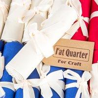 Cream Royal and Red 100 Percent Cotton Fat Quarters 400946