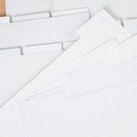 Create and Craft Pack of 28 Tabbed Storage Sheets for Rubber Stamps 402433