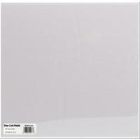 Craft Plastic Sheets 12X12 25/Pkg-Clear .007 233702