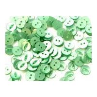 crown round plastic fish eye buttons 19mm aqua