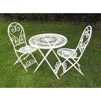 cream lavenham bistro garden table chairs set