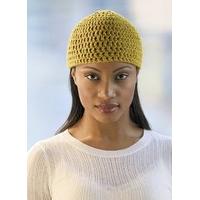 Crochet Beanie in Blue Sky Organic Cotton Worsted (CB2)