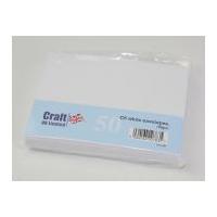 Craft UK Limited C6 Blank Envelopes 10.5cm x 15cm White