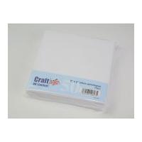 craft uk limited square blank envelopes 15cm x 15cm white