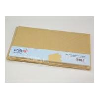 Craft UK Limited Square Blank Cards & Envelopes 15cm x 15cm Brown Kraft