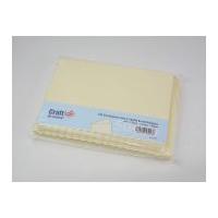 Craft UK Limited C6 Scalloped Edge Blank Cards & Envelopes
