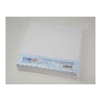 Craft UK Limited Square Scalloped Edge Blank Cards & Envelopes White