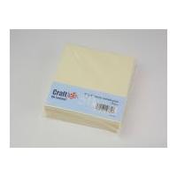 craft uk limited square blank envelopes 125cm x 125cm ivory cream