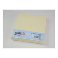 craft uk limited square blank envelopes 15cm x 15cm ivory cream