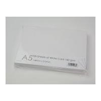 craft uk limited 160gsm blank card cardstock 148cm x 21cm white