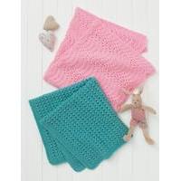 Crocheted Blankets in Hayfield Baby Chunky (4614)