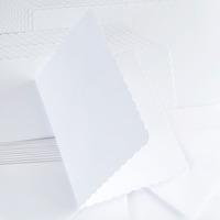 Craft UK 25 X C5 White Scalloped Cards and Envelopes 404228