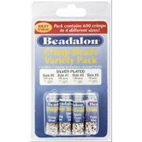 Crimp Bead Variety Pack - Silver Plated 246315