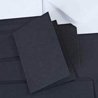 Craft UK 50 X A6 Black Cards and Envelopes 404246
