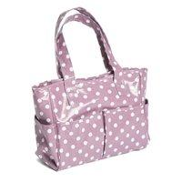 craft bag value pvc mauve spot by hobby gift 375527