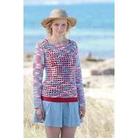 Crocheted Womens Tops in Sirdar Beachcomber (7761)