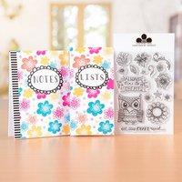 Craftwork Cards Doodle It Stamps with Notebook and List Pad 389262