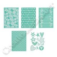 Cricut Cuttlebug Embossing Folder and Die Collection 404787